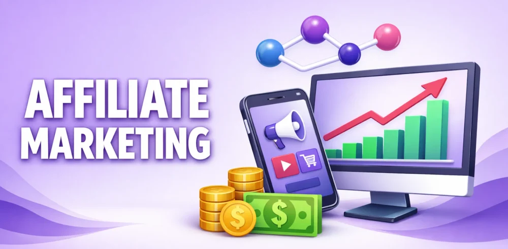 Featured image for an article on affiliate marketing
