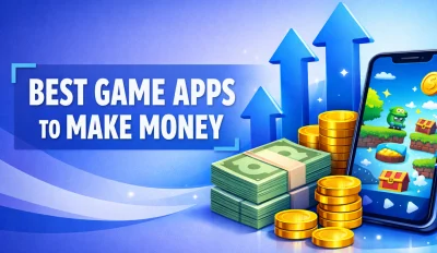 Featured image for the article with best game apps to make money.