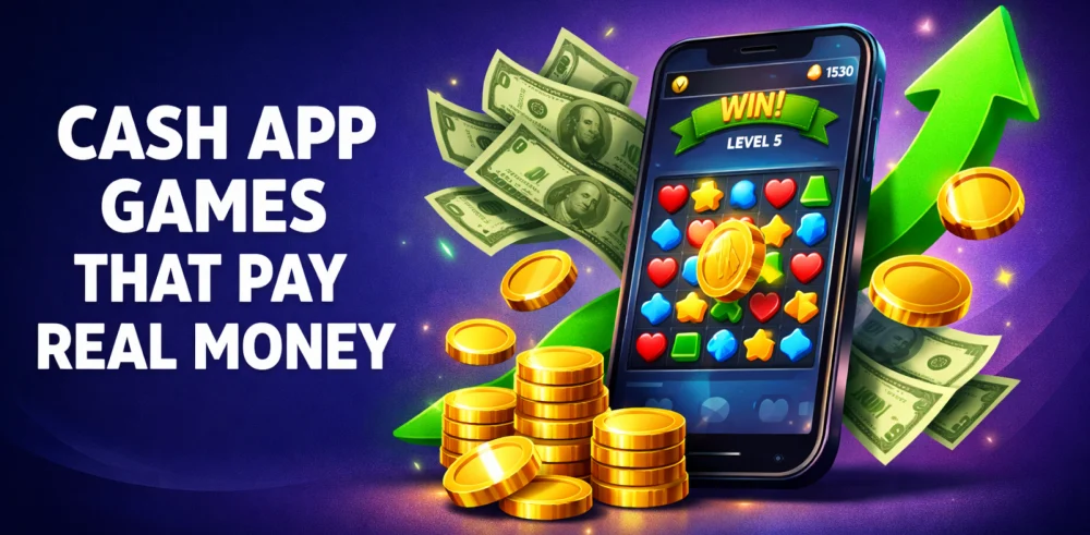 Featured image for the article with cash app games that pay real money.