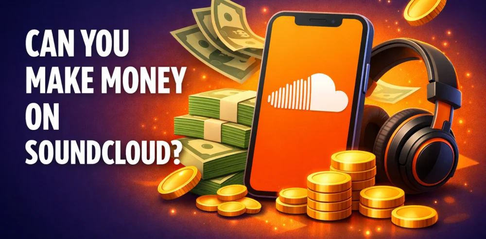 Featured image for the article about can you make money on Soundcloud.