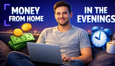 Featured image for the article about how can i make extra money from home in the evenings.