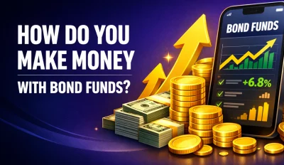 Featured image for the article about how do you make money with bond funds.