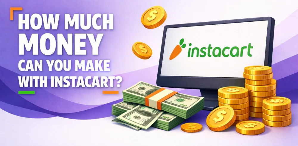 Featured image for the article about how much money can you make with instacart.