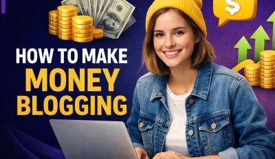 Featured image for the article about how to make money blogging.