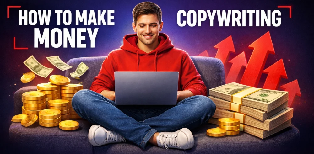 Featured image for the article about how to make money copywriting.