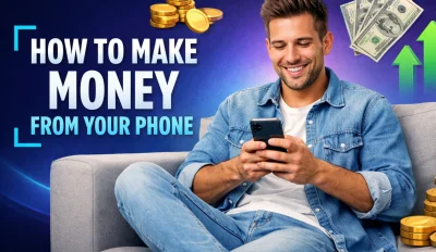 Featured image for the article about how to make money from your phone.