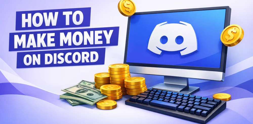 Featured image for the article about how to make money on discord.