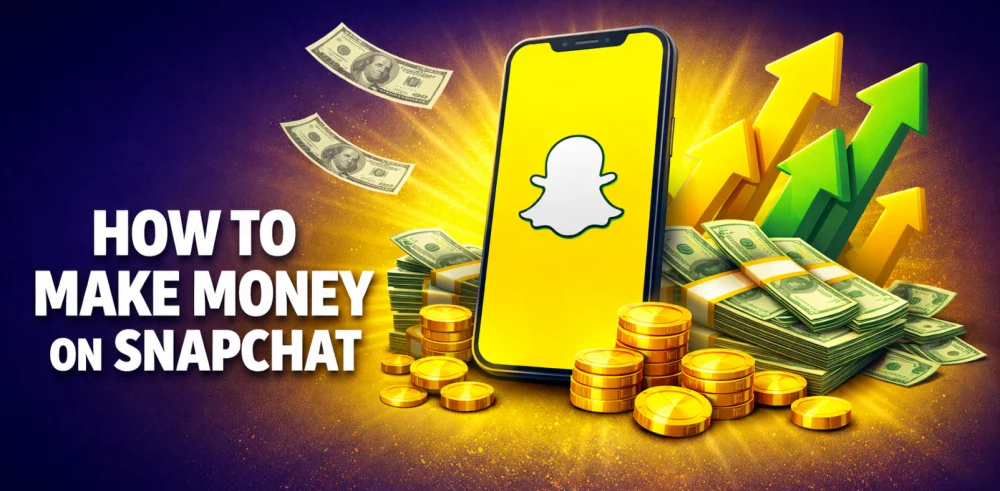 Featured image for the article about how to make money on snapchat.