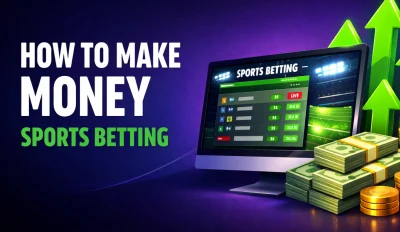 Featured image for the article about how to make money sports betting.