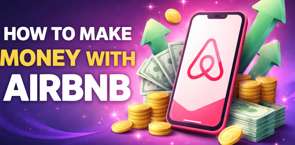 Featured image for the article about how to make money with airbnb.
