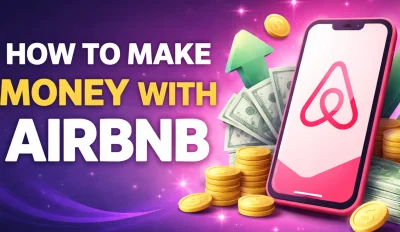 Featured image for the article about how to make money with airbnb.