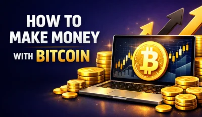 Featured image for the article about how to make money with bitcoin.