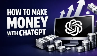 Featured image for the article about how to make money with chatgpt.