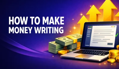 Featured image for the article about how to make money writing.