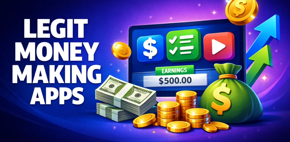 Featured image for the article about legit money making apps.