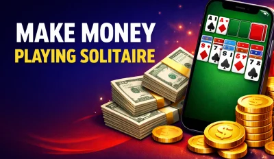 Featured image for the article about how to make money playing solitaire.