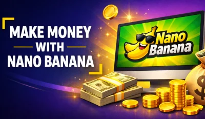Featured image for the article about how to make money with nano banana.