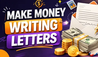 Featured image for the article about how to make money writing letters.