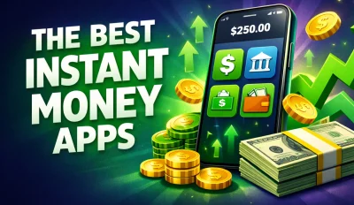 Featured image for the article about the best instant money apps.