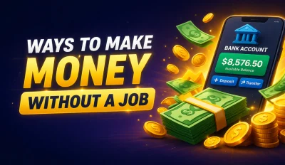 Featured image for the article with ways to make money without a job.