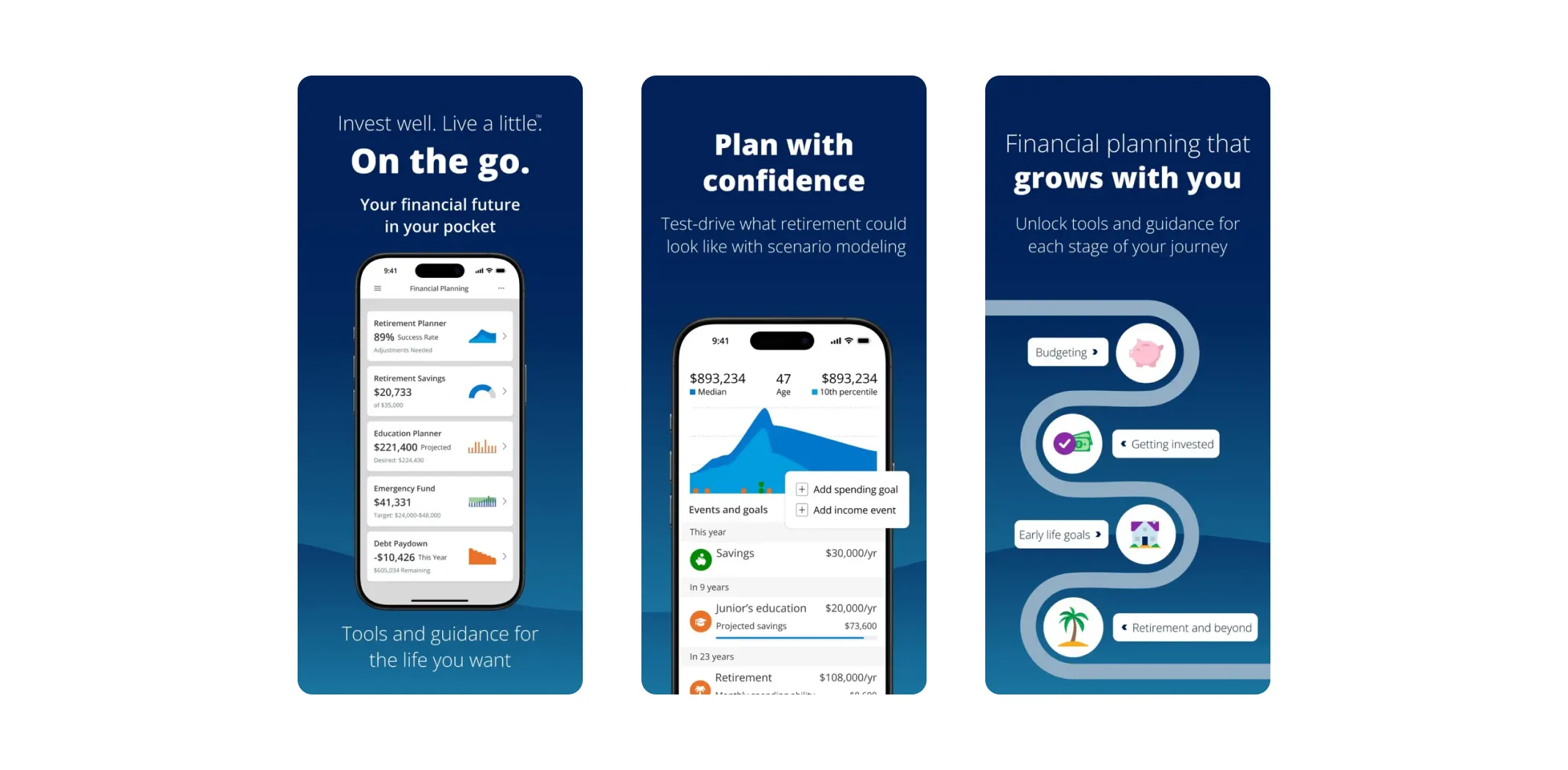 Screenshot of the Empower personal finance app showing net worth dashboard, featured in the best personal finance apps article.