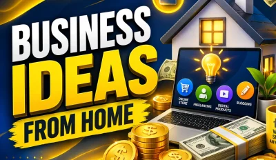 Featured image for an article on business ideas from home