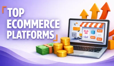 Featured image for an article on the top ecommerce platforms