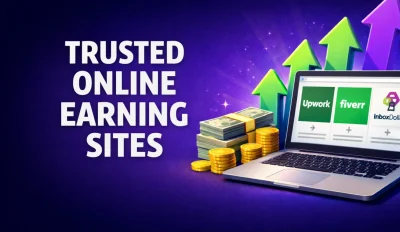 Featured image for an article on trusted online earning sites