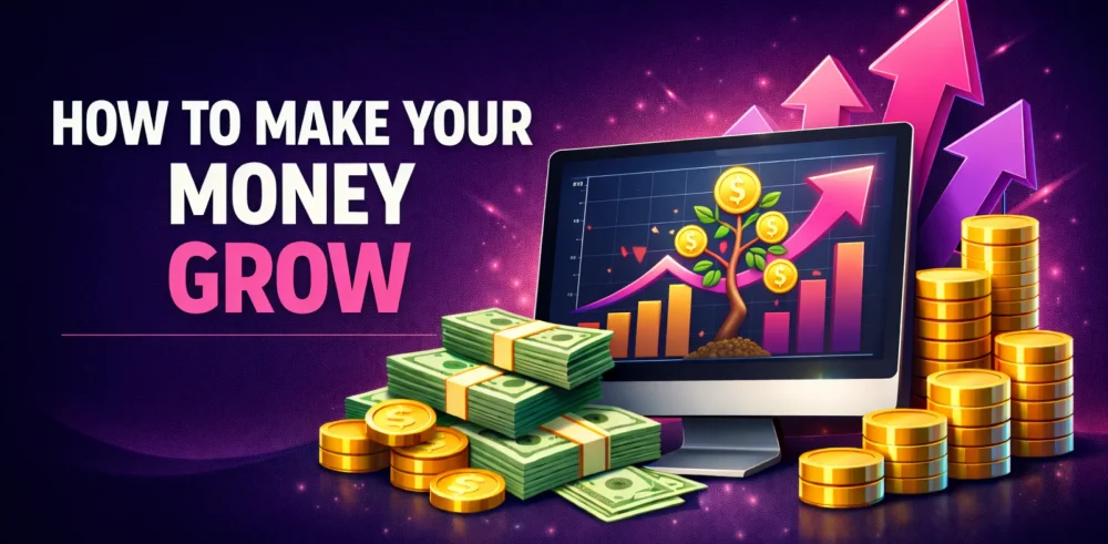 Featured image for an article on how to make your money grow