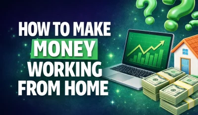 Featured image for an article on how to make money working from home