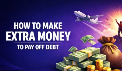 Featured image for an article on how to make extra money to pay off debt