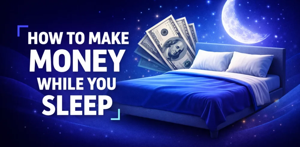 Featured image for an article on how to make money while you sleep