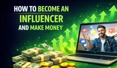 Featured image for an article on how to become an influencer and make money