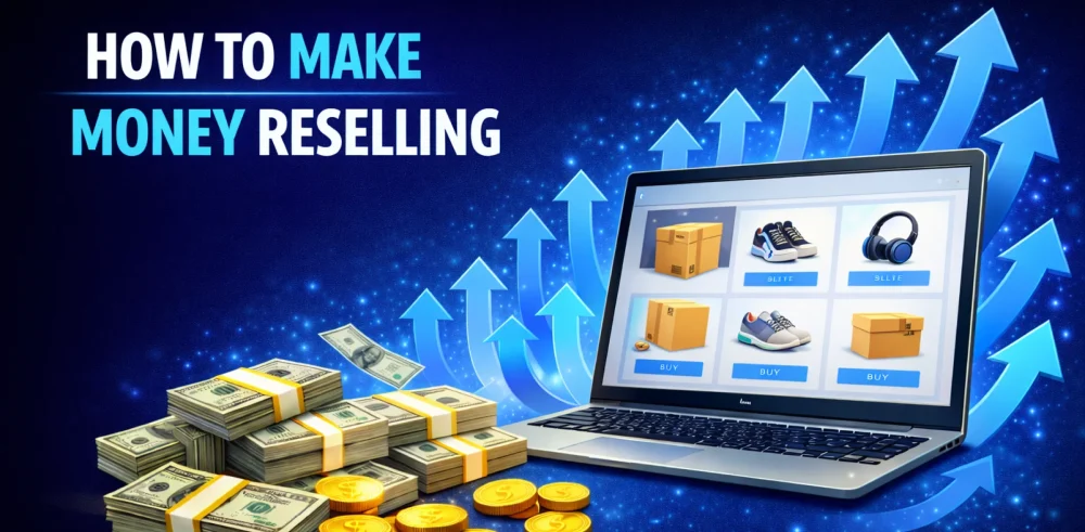 Featured image for an article on how to make money reselling