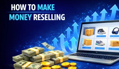 Featured image for an article on how to make money reselling