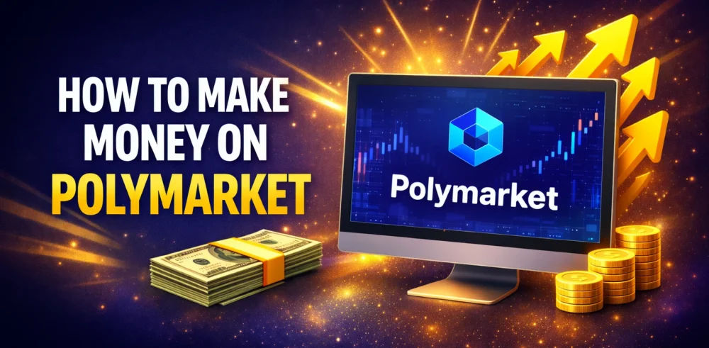 Featured image for an article on how to make money on Polymarket