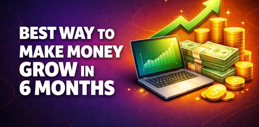 Featured image for an article on the best way to make money grow in 6 months