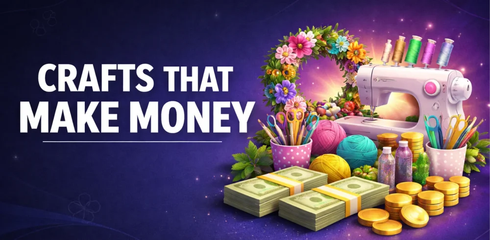 Featured image for an article on crafts that make money