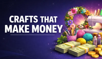 Featured image for an article on crafts that make money