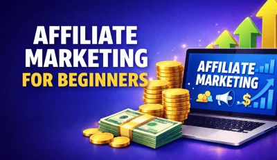 Featured image for an article on affiliate marketing for beginners