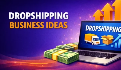 Featured image for an article on dropshipping business ideas