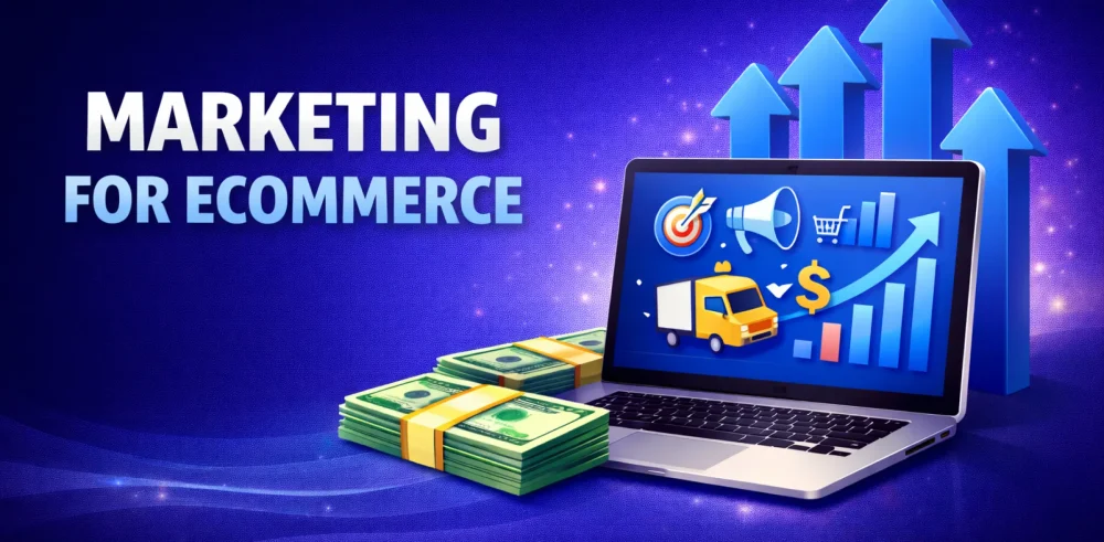 Featured image for an article on marketing for ecommerce
