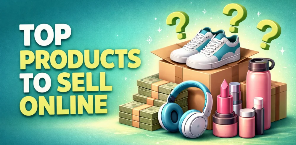 Featured image for an article on top products to sell online