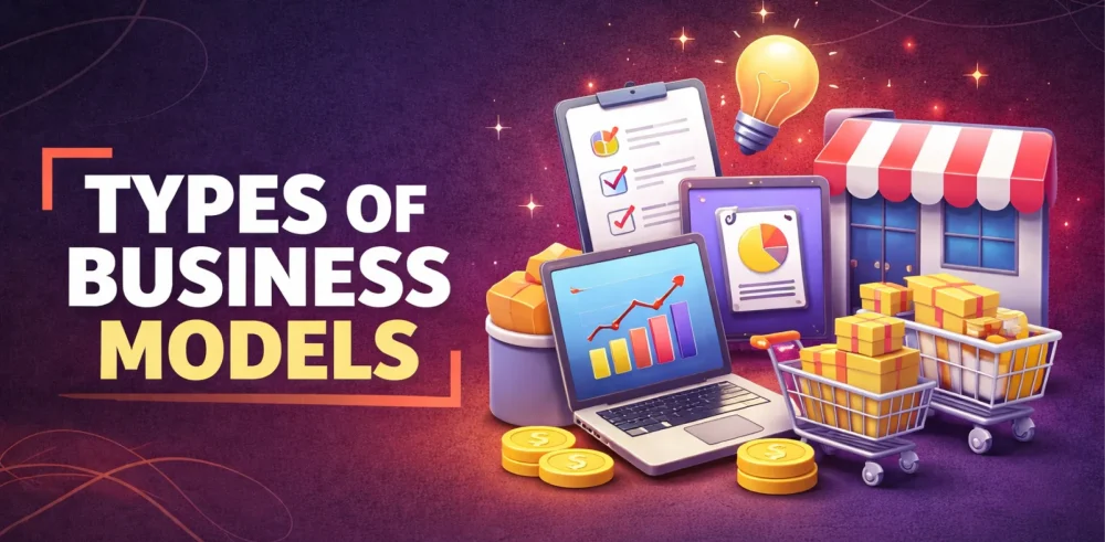 Featured image for an article on types of business models