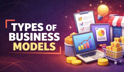 Featured image for an article on types of business models