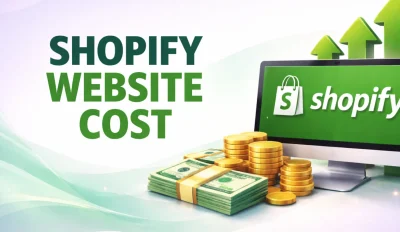 Featured image for an article on Shopify website cost