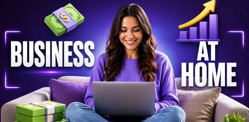 Featured image for an article on business at home