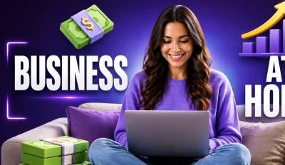 Featured image for an article on business at home