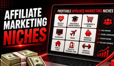 Featured image for an article on affiliate marketing niches