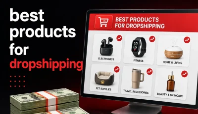 Featured image for an article on the best products for dropshipping